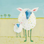 Colorful Sheep - Wall Art - By Phyllis Adams- Gallery Art Company