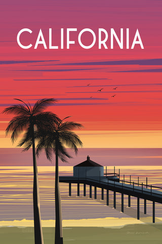 California - Wall Art - By Omar Escalante- Gallery Art Company