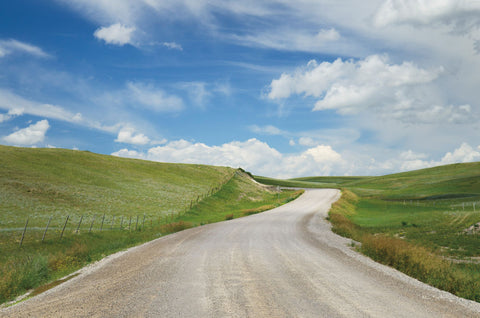 Gravel Road Near Choteau Montana I - Wall Art - By Alan Majchrowicz- Gallery Art Company