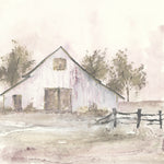 White Barn II - Wall Art - By Chris Paschke- Gallery Art Company