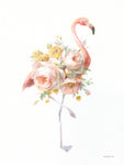 Floral Flamingo I - Wall Art - By Danhui Nai- Gallery Art Company