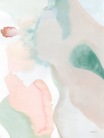 Sage and Pink Abstract II - Wall Art - By Danhui Nai- Gallery Art Company