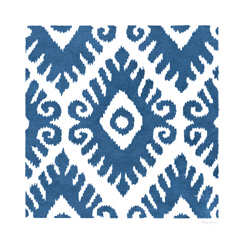 Simply Elegant VII Blue on White - Wall Art - By Nancy Green- Gallery Art Company