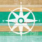 Beachscape IV Compass Green - Wall Art - By Michael Mullan- Gallery Art Company