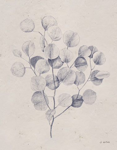 Soft Summer Sketches II Navy - Wall Art - By James Wiens- Gallery Art Company