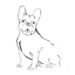 Line Dog French Bulldog II - Wall Art - By Chris Paschke- Gallery Art Company