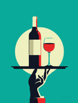 Red Wine - Wall Art - By Omar Escalante- Gallery Art Company