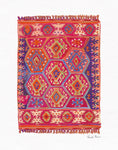 Moroccan Rug II - Wall Art - By Farida Zaman- Gallery Art Company