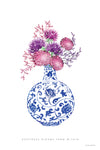 Chinoiserie Style I - Wall Art - By Mercedes Lopez Charro- Gallery Art Company