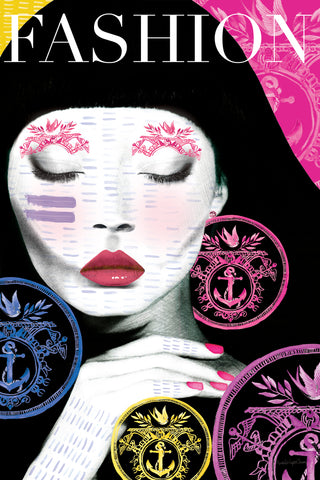 Fashion - Wall Art - By Mercedes Lopez Charro- Gallery Art Company