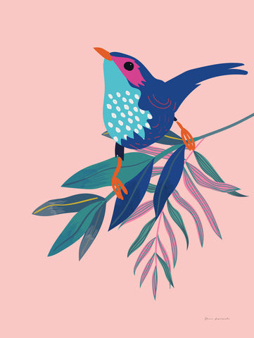 Exotic Birds IV - Wall Art - By Omar Escalante- Gallery Art Company