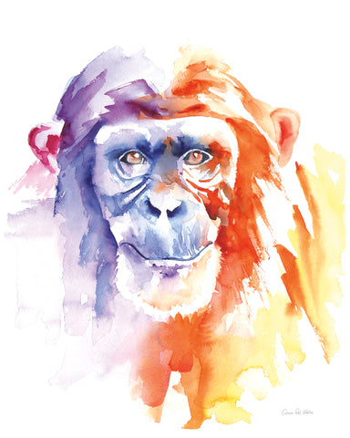 Chimpanzee II - Wall Art - By Aimee Del Valle- Gallery Art Company