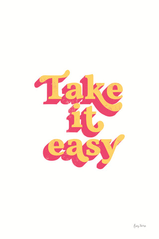 Rainbow Take it Easy Bold - Wall Art - By Becky Thorns- Gallery Art Company
