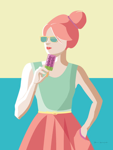 Summer Girl III - Wall Art - By Omar Escalante- Gallery Art Company