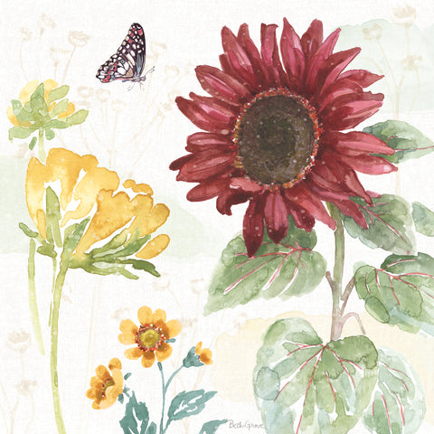 Sunflower Splendor VI - Wall Art - By Beth Grove- Gallery Art Company