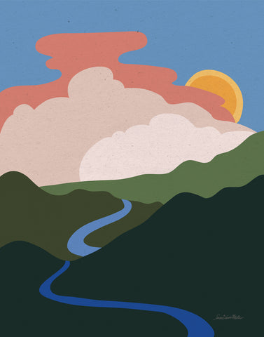 Hills and Valleys I - Wall Art - By Sara Zieve Miller- Gallery Art Company