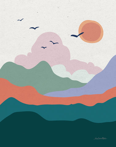 Hills and Valleys II - Wall Art - By Sara Zieve Miller- Gallery Art Company