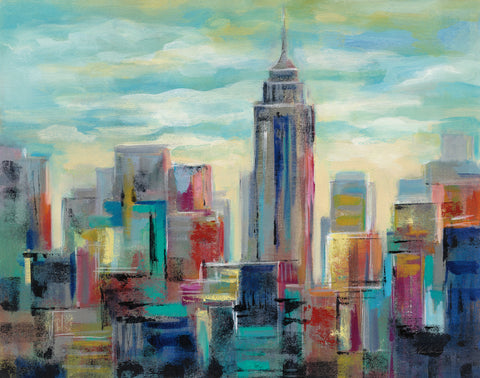 Colorful Day in Manhattan - Wall Art - By Silvia Vassileva- Gallery Art Company