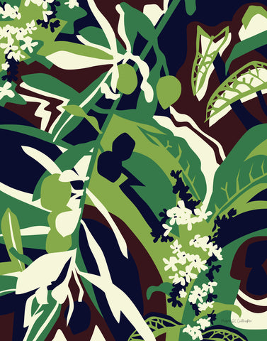 Olive Buds Brown - Wall Art - By Megan Gallagher- Gallery Art Company