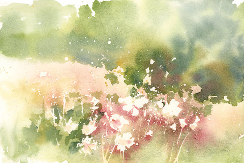 Floral Field - Wall Art - By Katrina Pete- Gallery Art Company
