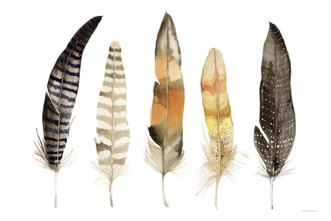 Natural Feathers - Wall Art - By Kathleen Parr McKenna- Gallery Art Company