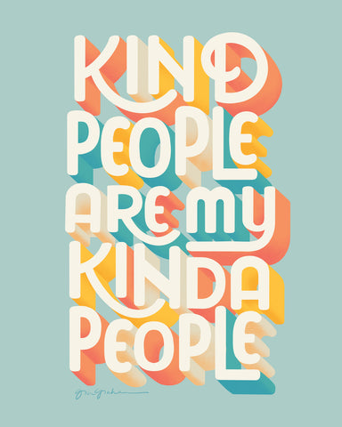 Kind People I - Wall Art - By Gia Graham- Gallery Art Company