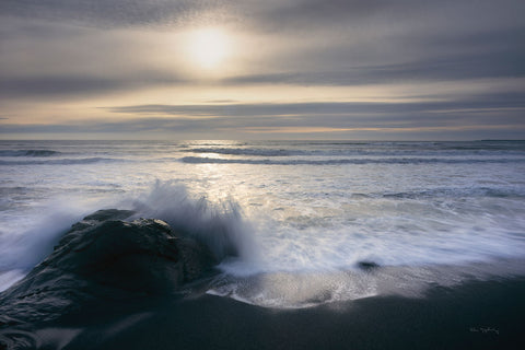 Tides and Waves Sunset III - Wall Art - By Alan Majchrowicz- Gallery Art Company