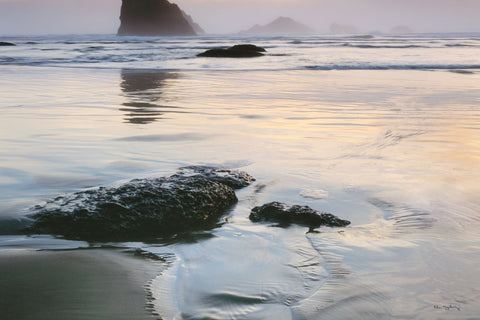 Tides and Waves Sunset VII - Wall Art - By Alan Majchrowicz- Gallery Art Company