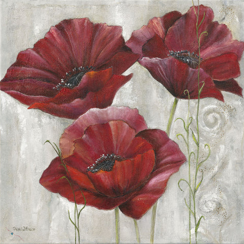 Three Poppies II - Wall Art - By Rian Withaar- Gallery Art Company