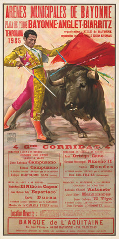 Bullfight - Wall Art - By Domingo- Gallery Art Company