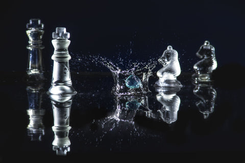 Water Chess I - Wall Art - By Vladimir Kostka- Gallery Art Company