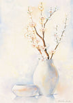 White Vase I - Wall Art - By Nathalie Boucher- Gallery Art Company