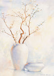 White Vase II - Wall Art - By Nathalie Boucher- Gallery Art Company