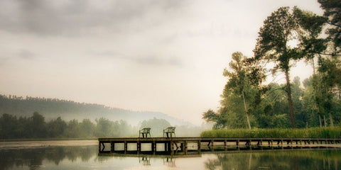 Two Green Chairs - Wall Art - By Danny Head- Gallery Art Company