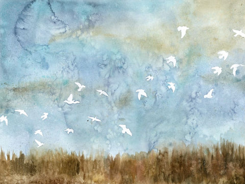 Birds in Flight I - Wall Art - By Megan Meagher- Gallery Art Company