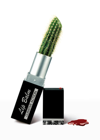 Lip balm - Wall Art - By J.A.Basalo- Gallery Art Company