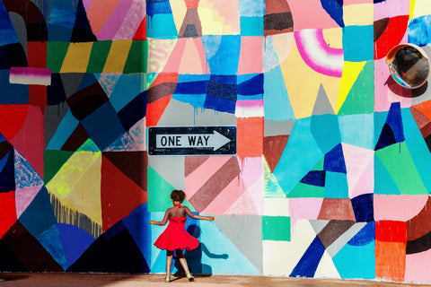 One way - Wall Art - By Gloria Salgado Gispert- Gallery Art Company