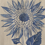 Indigo Sunflower - Wall Art - By Chariklia Zarris- Gallery Art Company