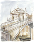 Architectural Watercolor I - Wall Art - By Ethan Harper- Gallery Art Company