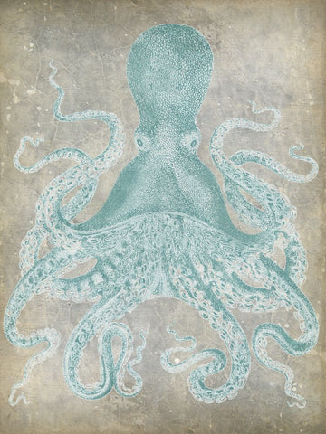 Spa Octopus I - Wall Art - By Jennifer Goldberger- Gallery Art Company