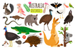 Australian animals - Wall Art - By S-S-S- Gallery Art Company