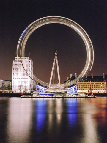 London Eye Millennium Wheel Night - Wall Art - By Assaf Frank- Gallery Art Company