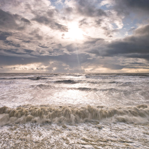 Rough and stormy sea at dusk, Charmouth, Dorset, UK - Wall Art - By Assaf Frank- Gallery Art Company
