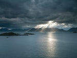 Sunset of Norwegian fjord, Lofoten, Norway - Wall Art - By Assaf Frank- Gallery Art Company