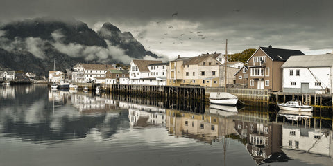 Fishing village, Lofoten, Norway - Wall Art - By Assaf Frank- Gallery Art Company