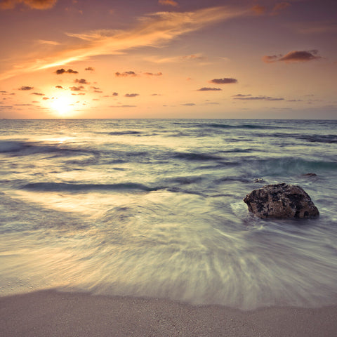 Beach at sunset - Wall Art - By Assaf Frank- Gallery Art Company