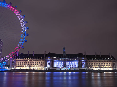 County Hall, London, at night - Wall Art - By Assaf Frank- Gallery Art Company