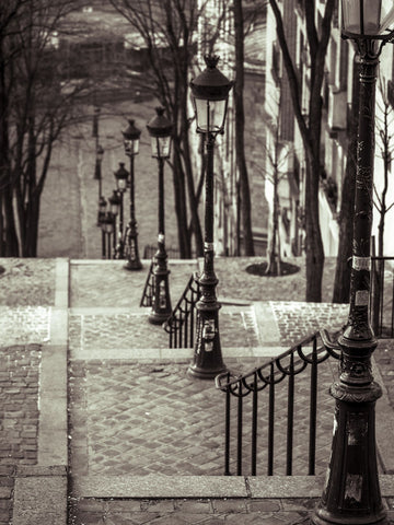 The famous staircase in Montmartre, Paris, France - Wall Art - By Assaf Frank- Gallery Art Company