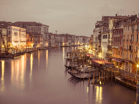 The Grand canal at dusk, Venice, Italy - Wall Art - By Assaf Frank- Gallery Art Company