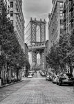 Manhattan Bridge seen from the Dumbo neighborhood in Brooklyn, New York - Wall Art - By Assaf Frank- Gallery Art Company